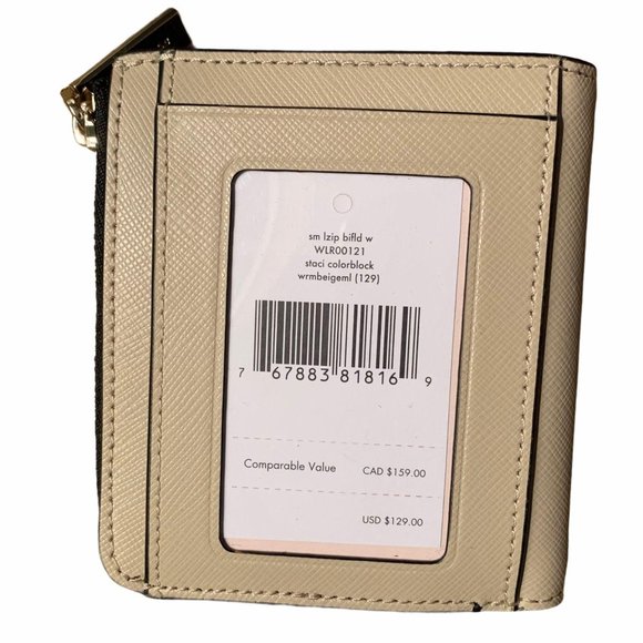 NWT Kate Spade Outlet Wallet Colorblock Staci Neut - Picture 6 of 7